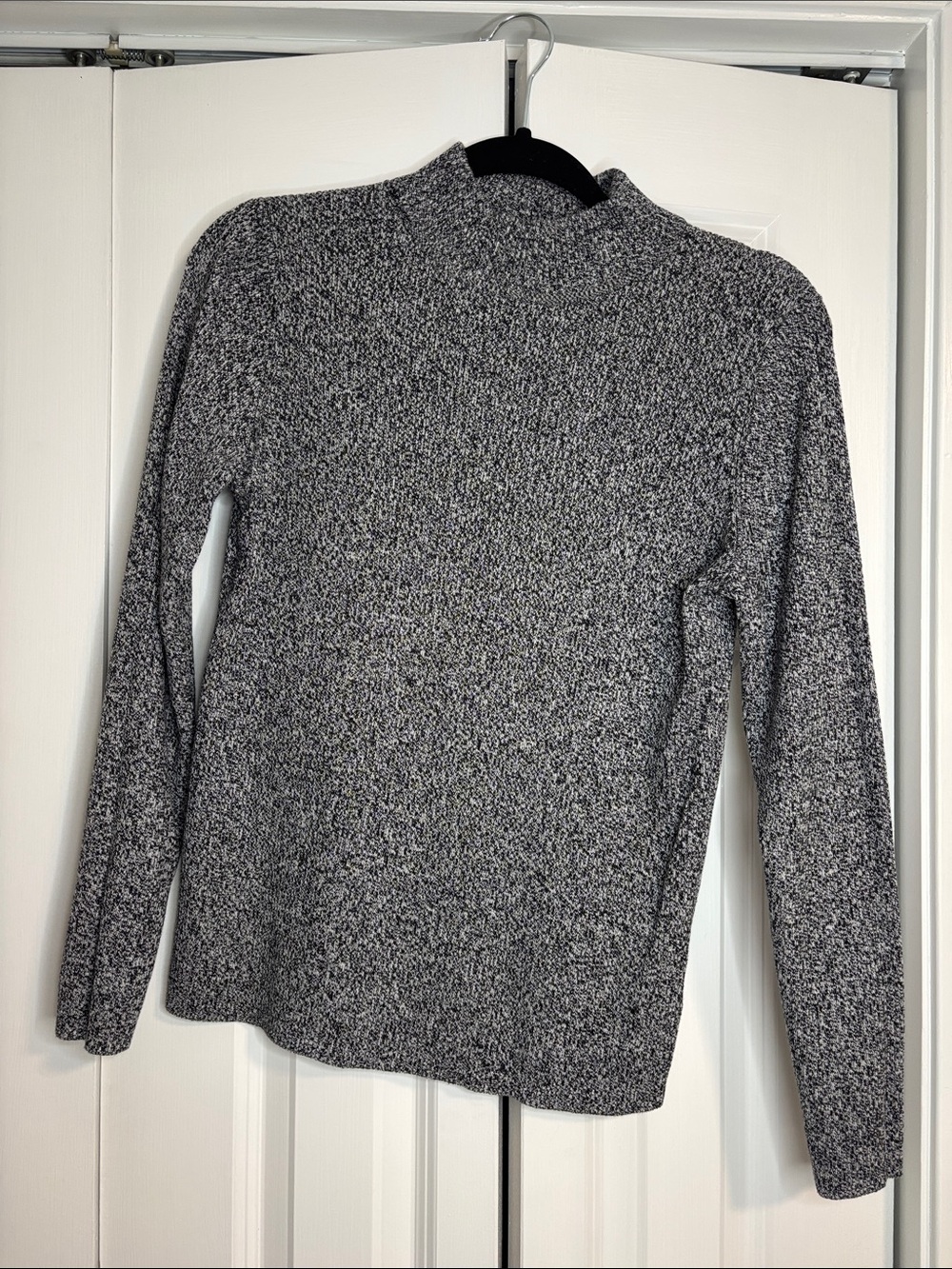 Karen Scott Gray Marled Turtleneck Sweater
